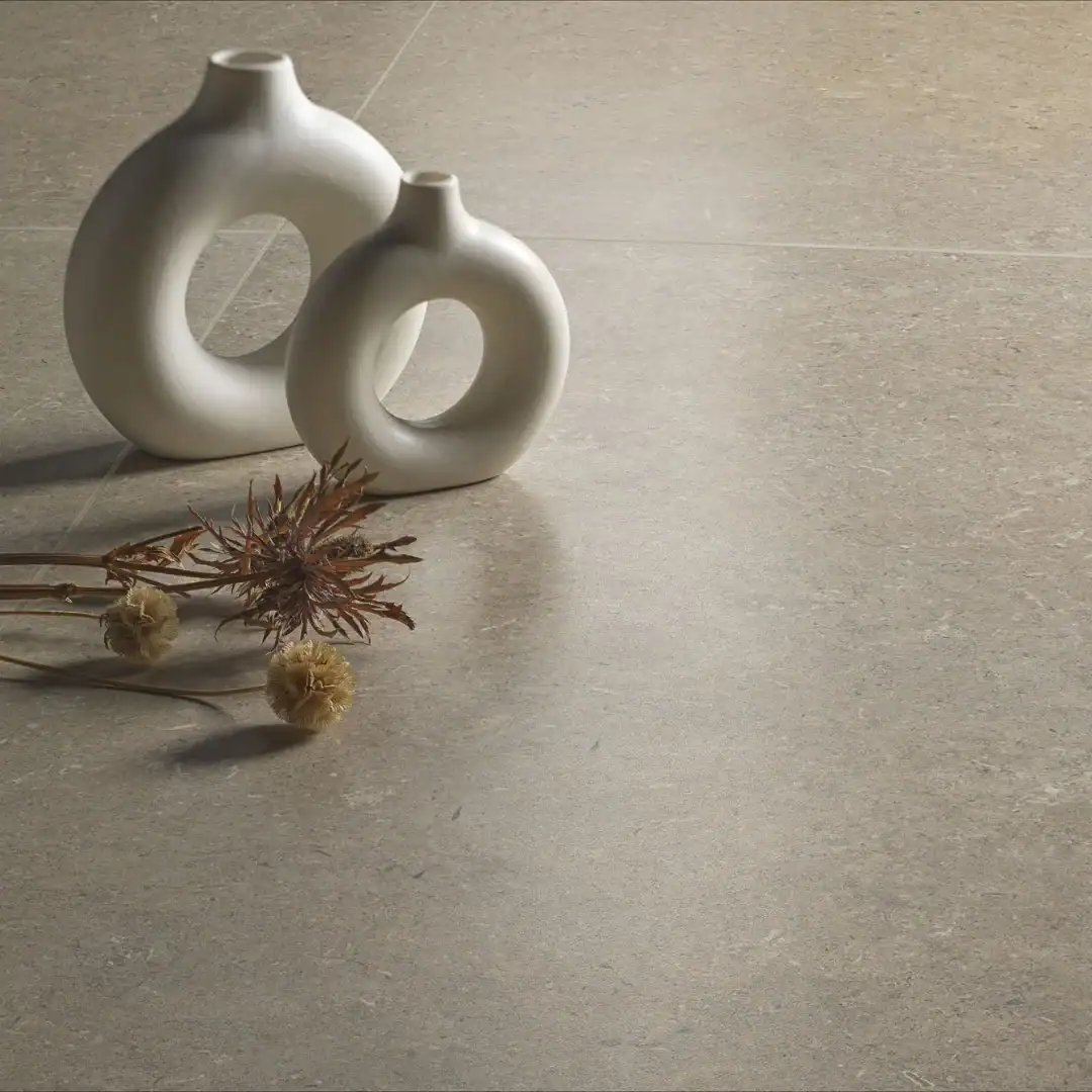 taupe stone effect porcelain tile