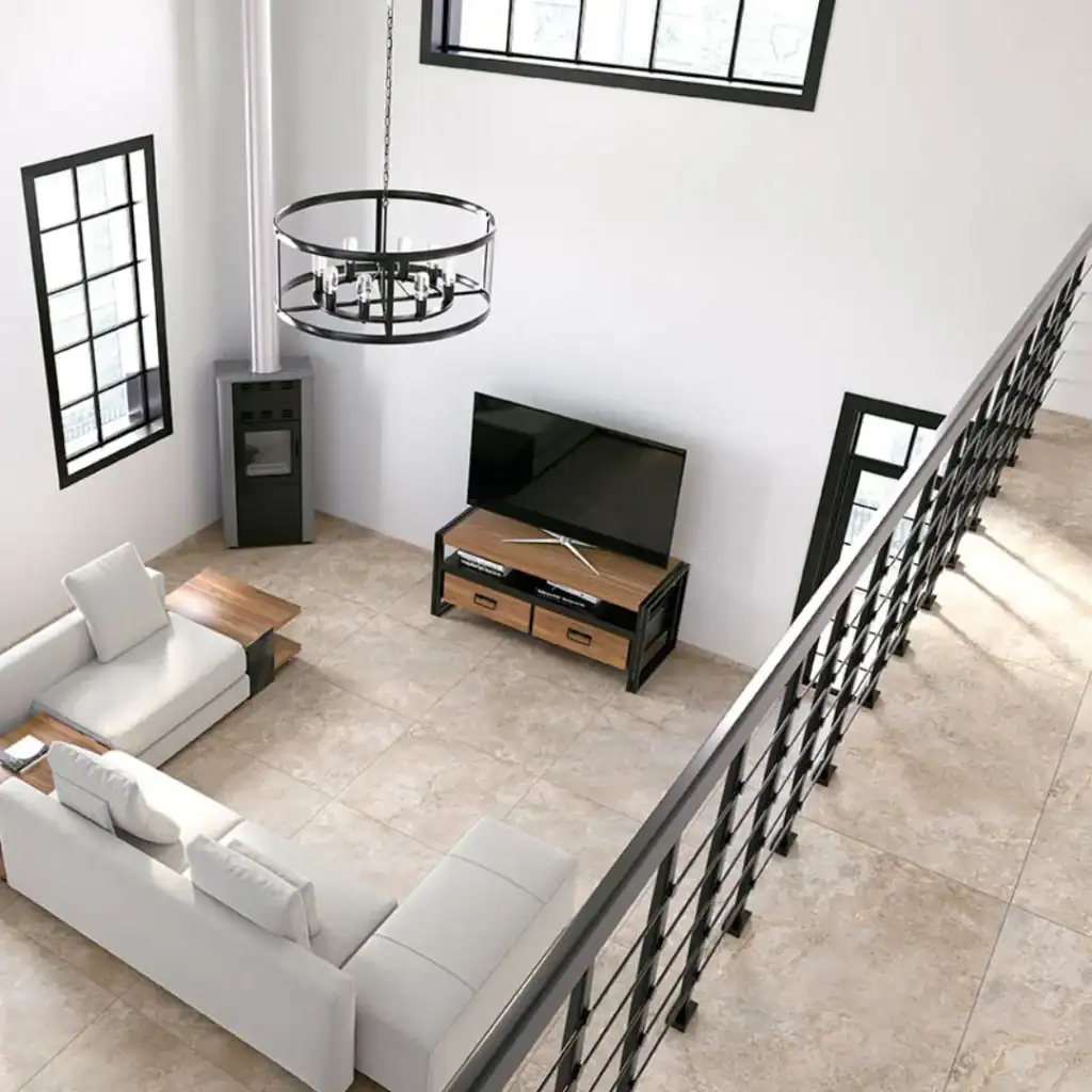 almond stone effect porcelain tile