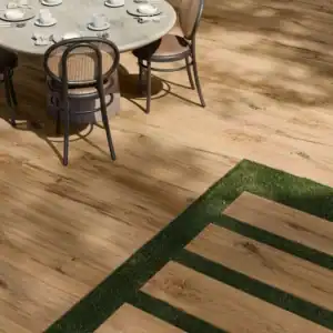 rustic wood effect porcelain tile