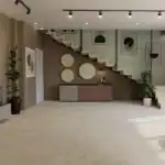 beige porcelain floor tile