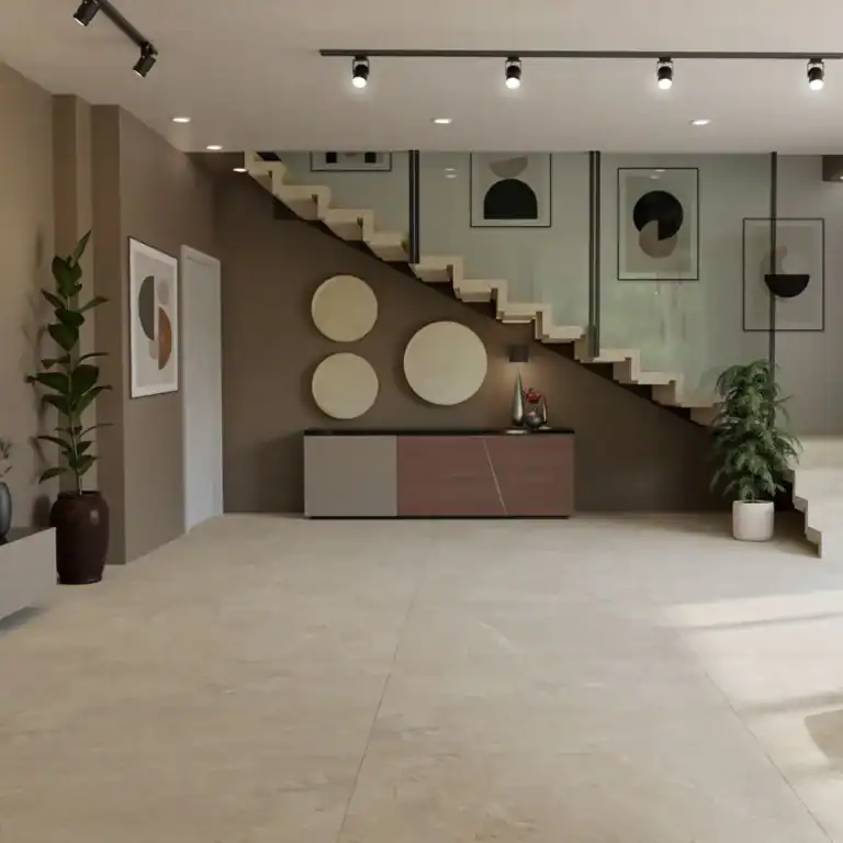 beige porcelain floor tile