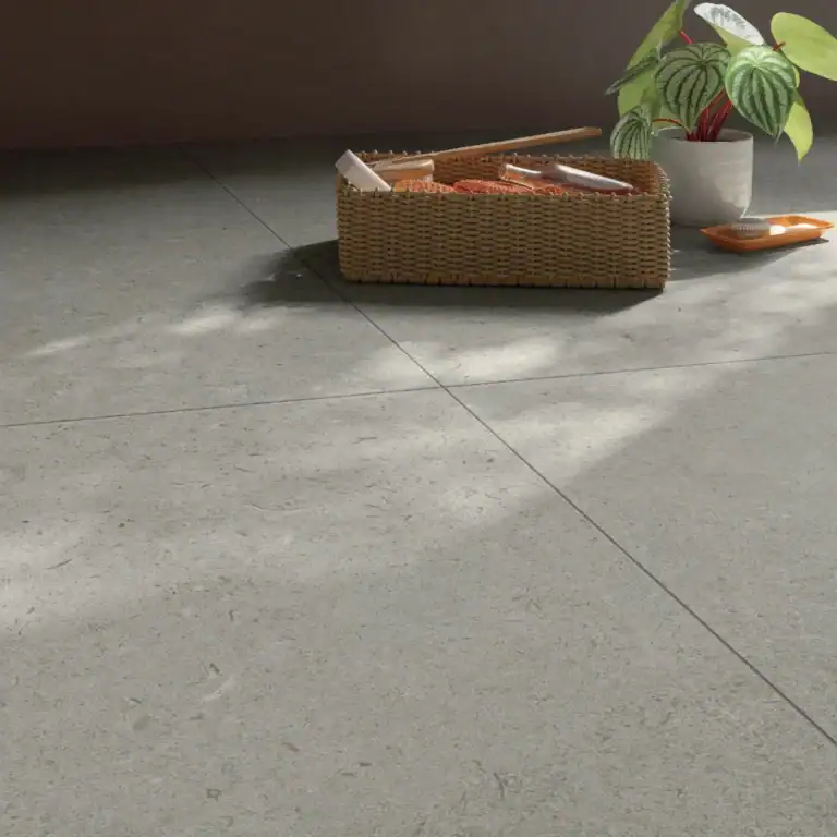 grey stone effect floor tile
