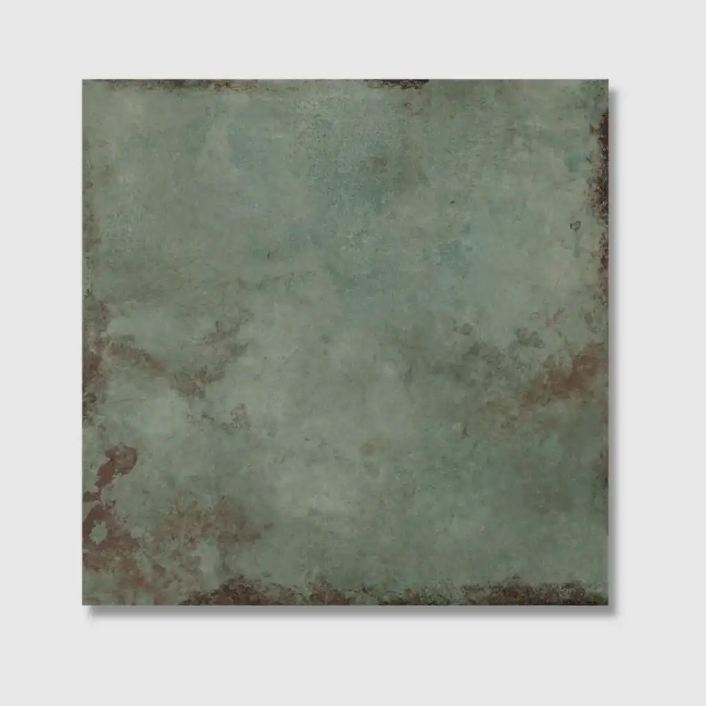 Green Metal Effect Porcelain Tile