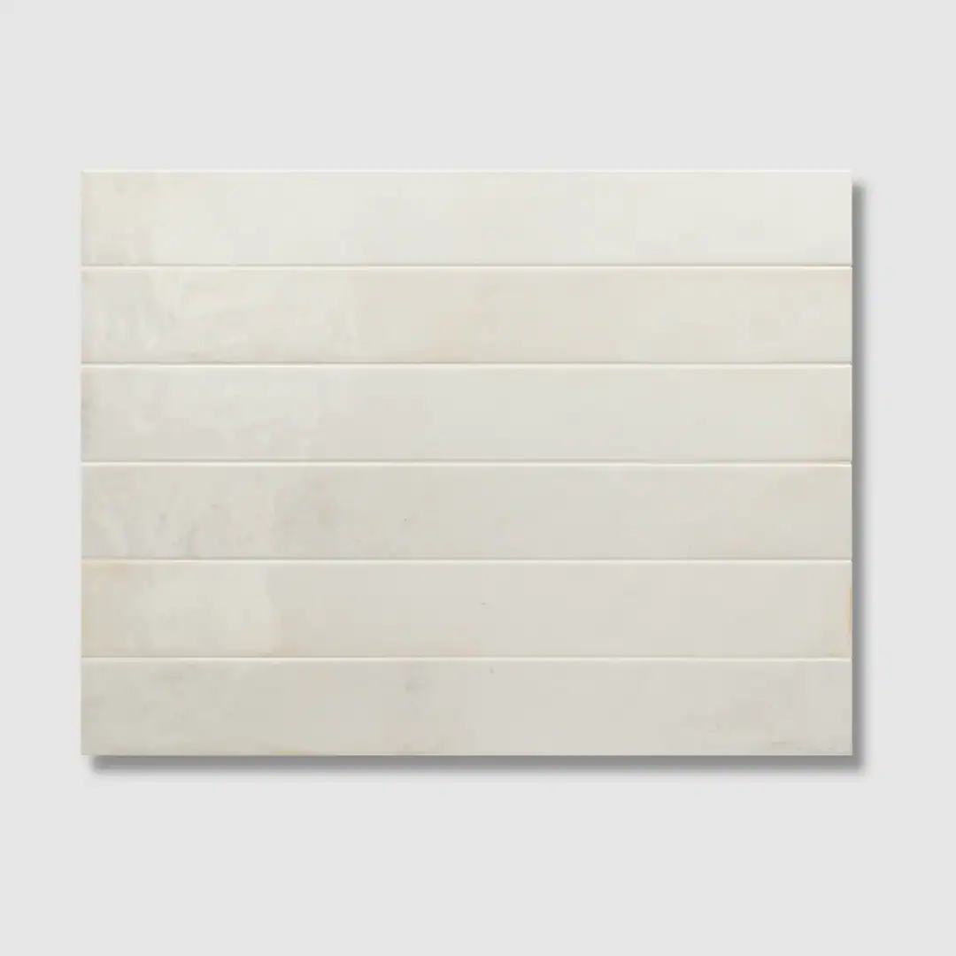 white glossy ceramic tile