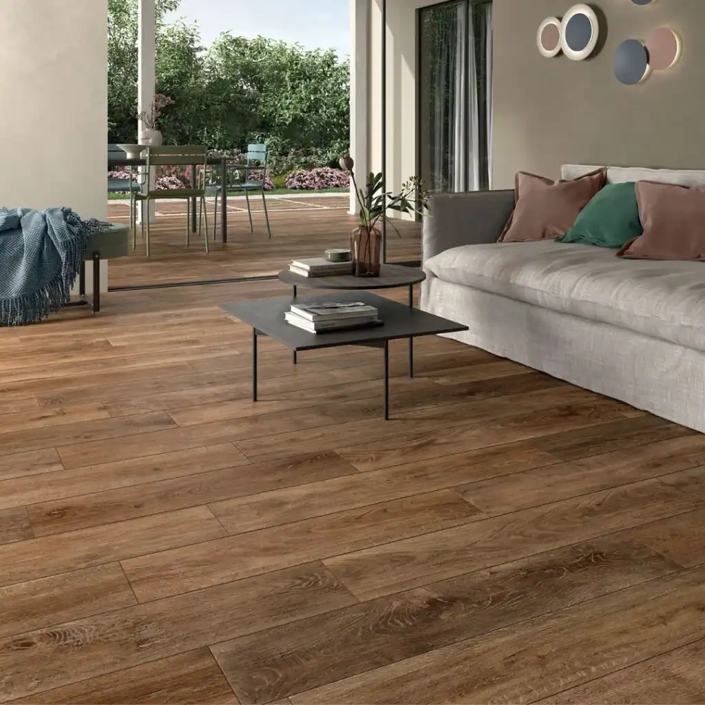 farmhouse porcelain wood effect tile