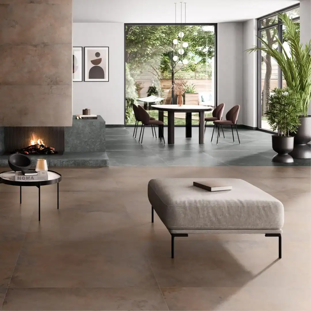 Rust Metal Effect Porcelain Tile