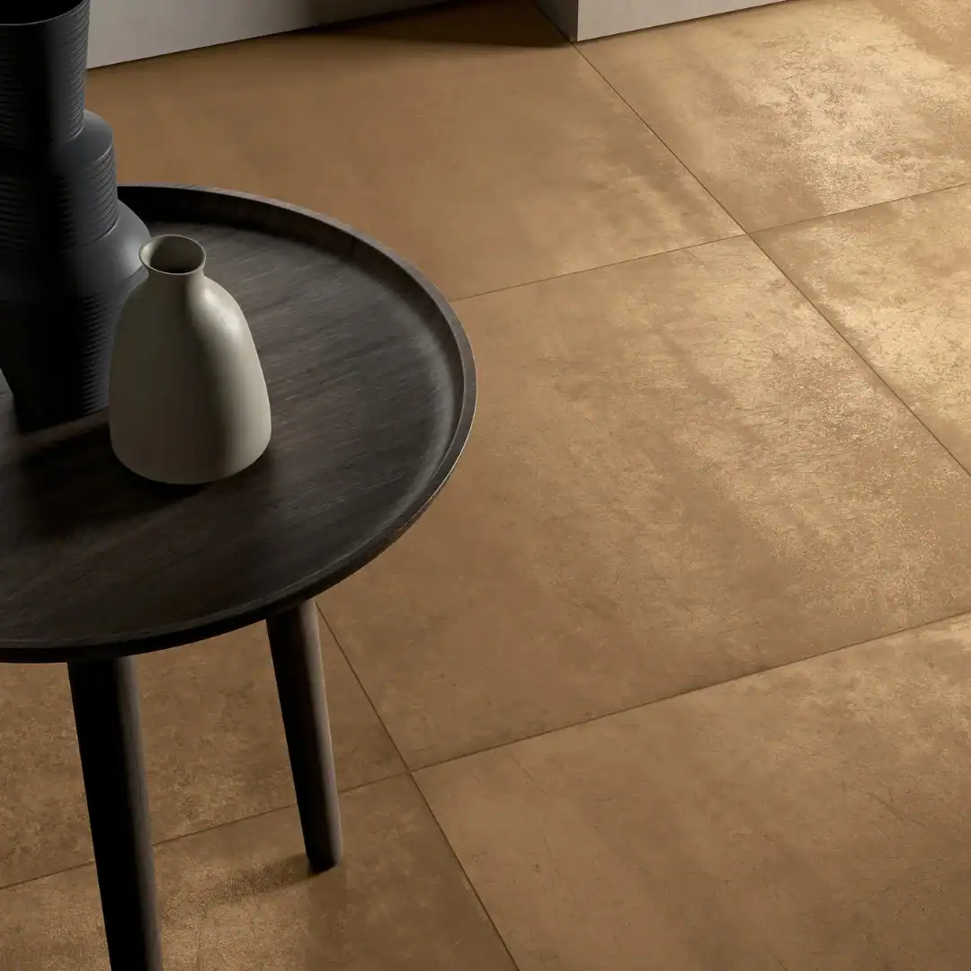 copper metal effect tile