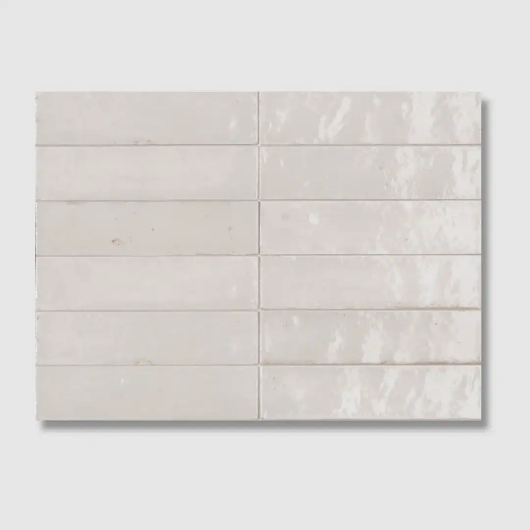 White Handmade Effect Porcelain Small Format Tile