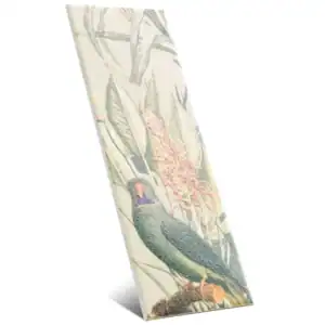 tropical patterned ceramic wall tile