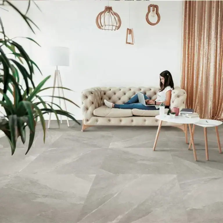 Grey Stone Effect Tile