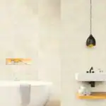 beige textured wall tile