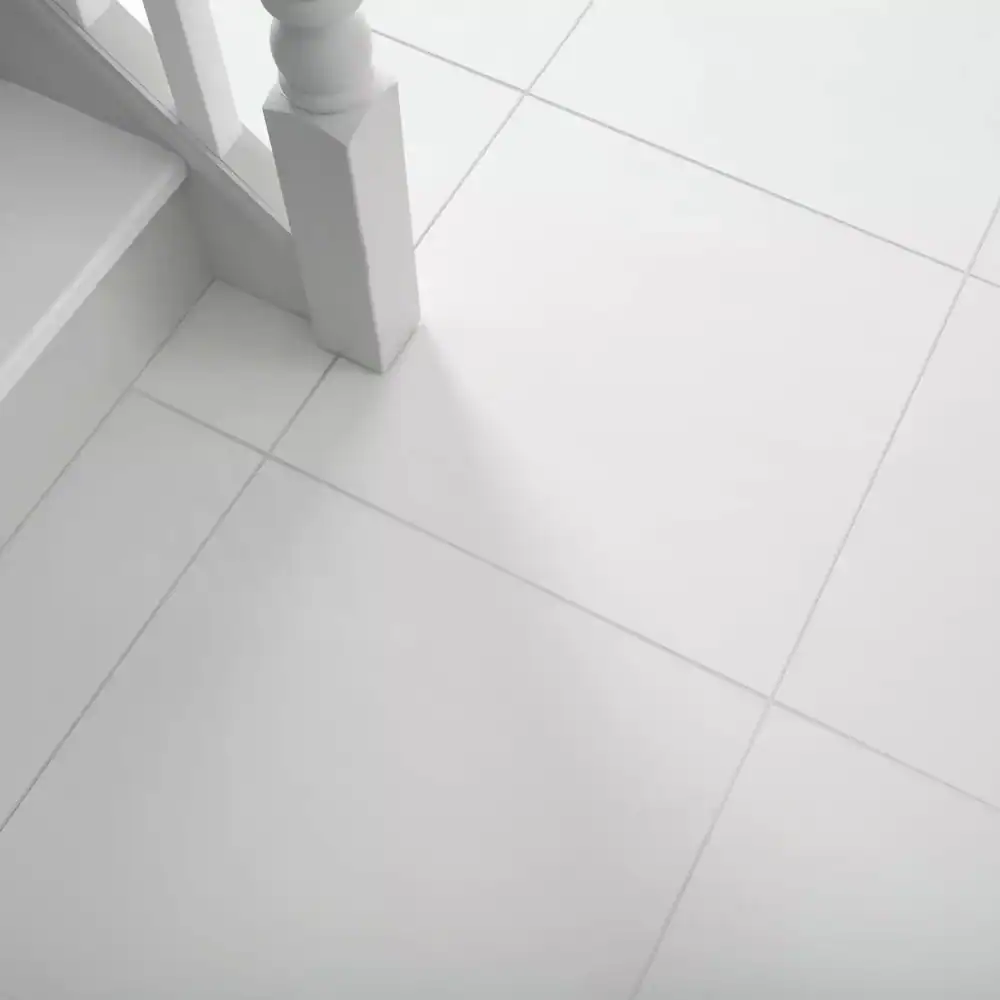 white porcelain tile