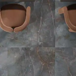 blue marble-effect porcelain tile