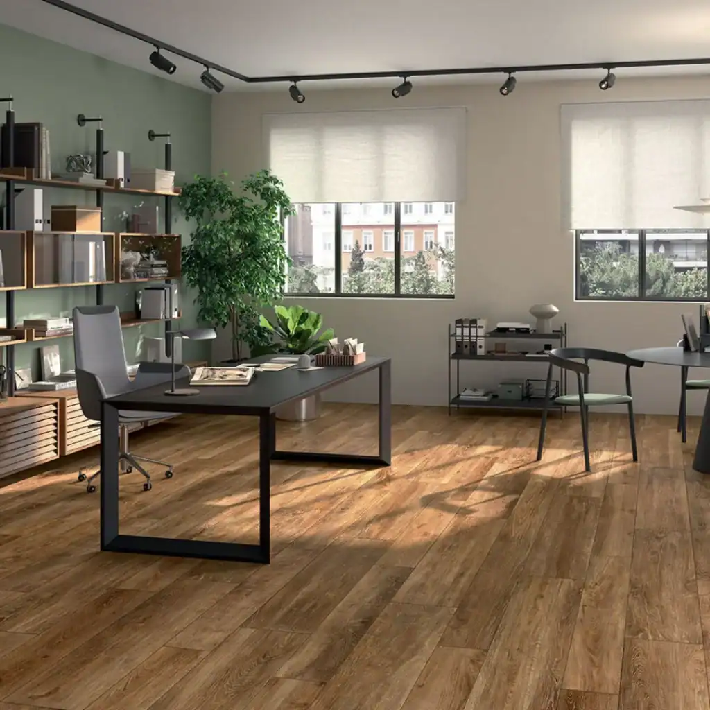 farmhouse porcelain wood effect tile