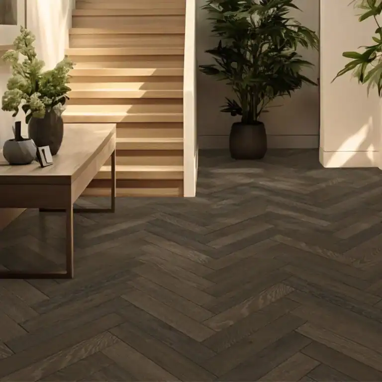 Dark Wood Effect Porcelain Tile