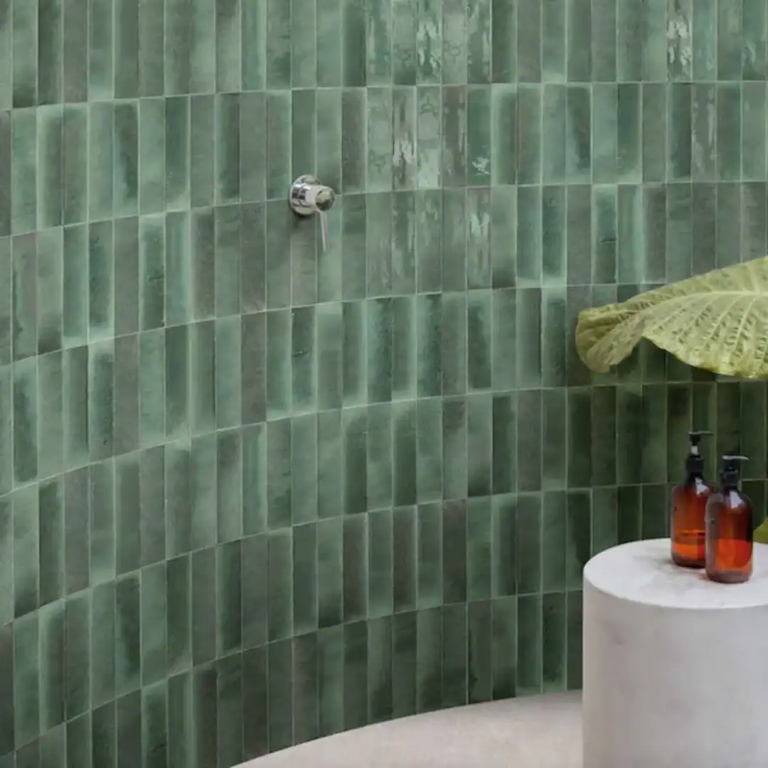 Turquoise Handmade Effect Porcelain Tile