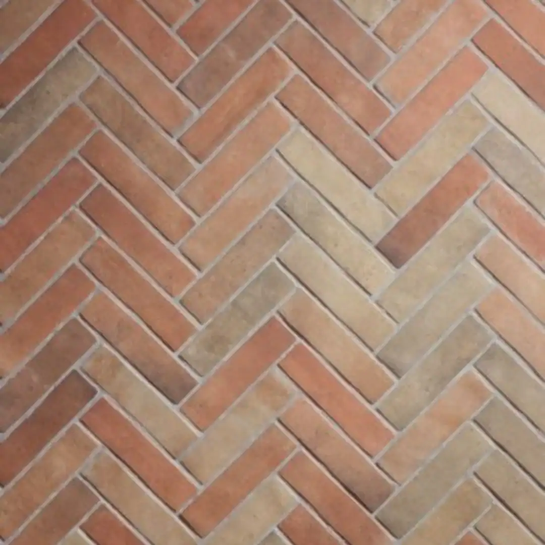 terracotta-effect brick tile