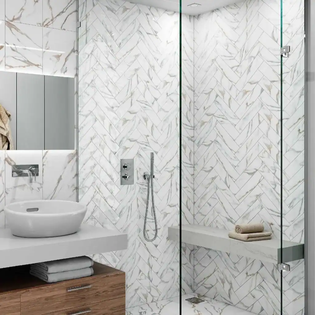 Metro Marble Effect Tile