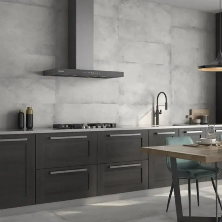 Grey Metal Effect Ceramic Wall Tile