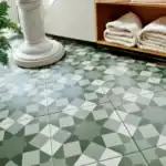 Patterned Green Tile