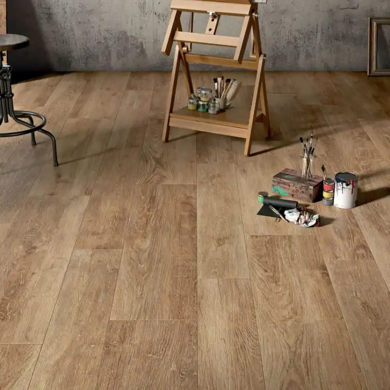 cream porcelain wood effect tile