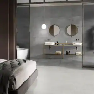 Grey Metal Effect Ceramic Wall Tile