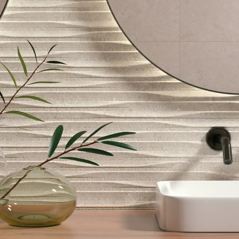 sand wave pattern tile