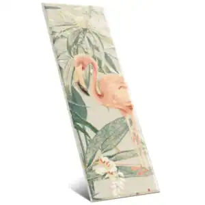 tropical patterned ceramic wall tile