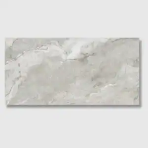 silver travertine polished tile