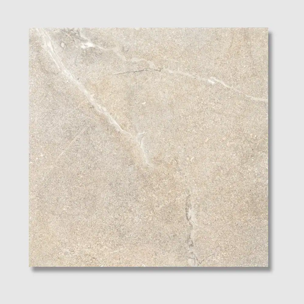 beige veined stone tile