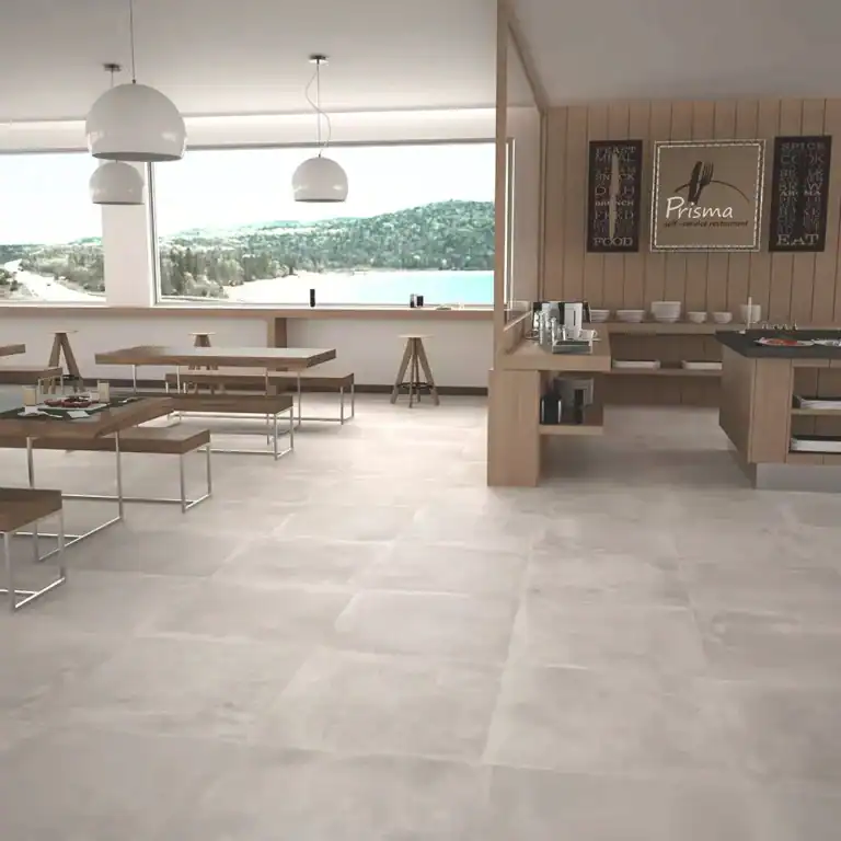 pearl concrete effect porcelain floor tile
