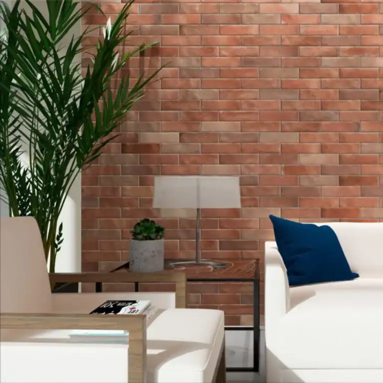 terracotta-effect brick tile
