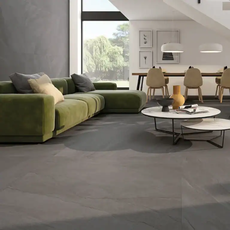 anthracite stone effect outdoor tile