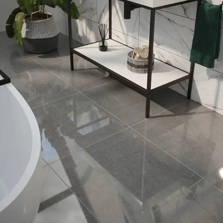 Contemporary Grey Polished Tile