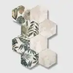 Hexagonal Patterned Leaves Tile