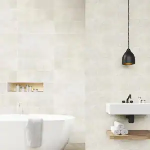 off white stone wall tile