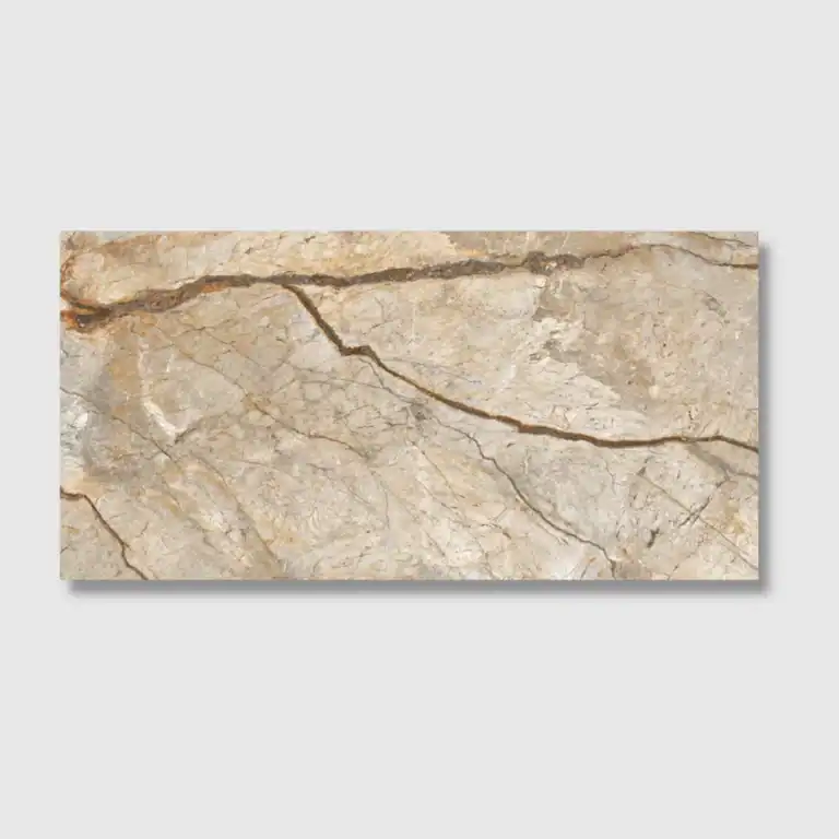 polished marble effect porcelain tile