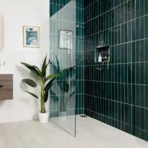 blue handmade effect porcelain tile