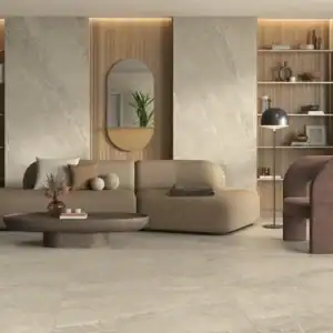 beige stone effect porcelain tile