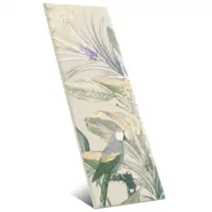 tropical patterned ceramic wall tile