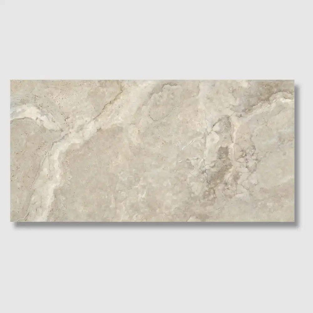 beige travertine matt tile