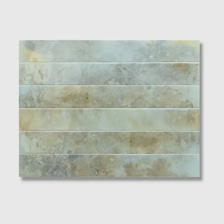 aqua glossy ceramic tile