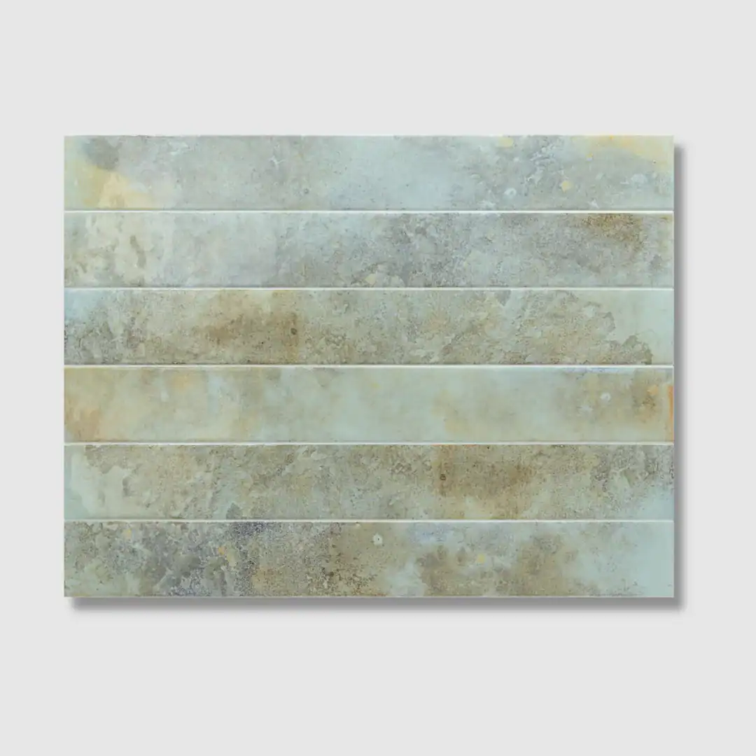 aqua glossy ceramic tile