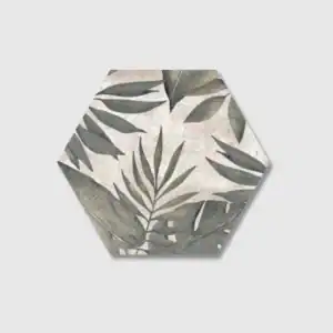 Hexagonal Patterned Leaves Tile