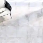 white natural stone effect tile