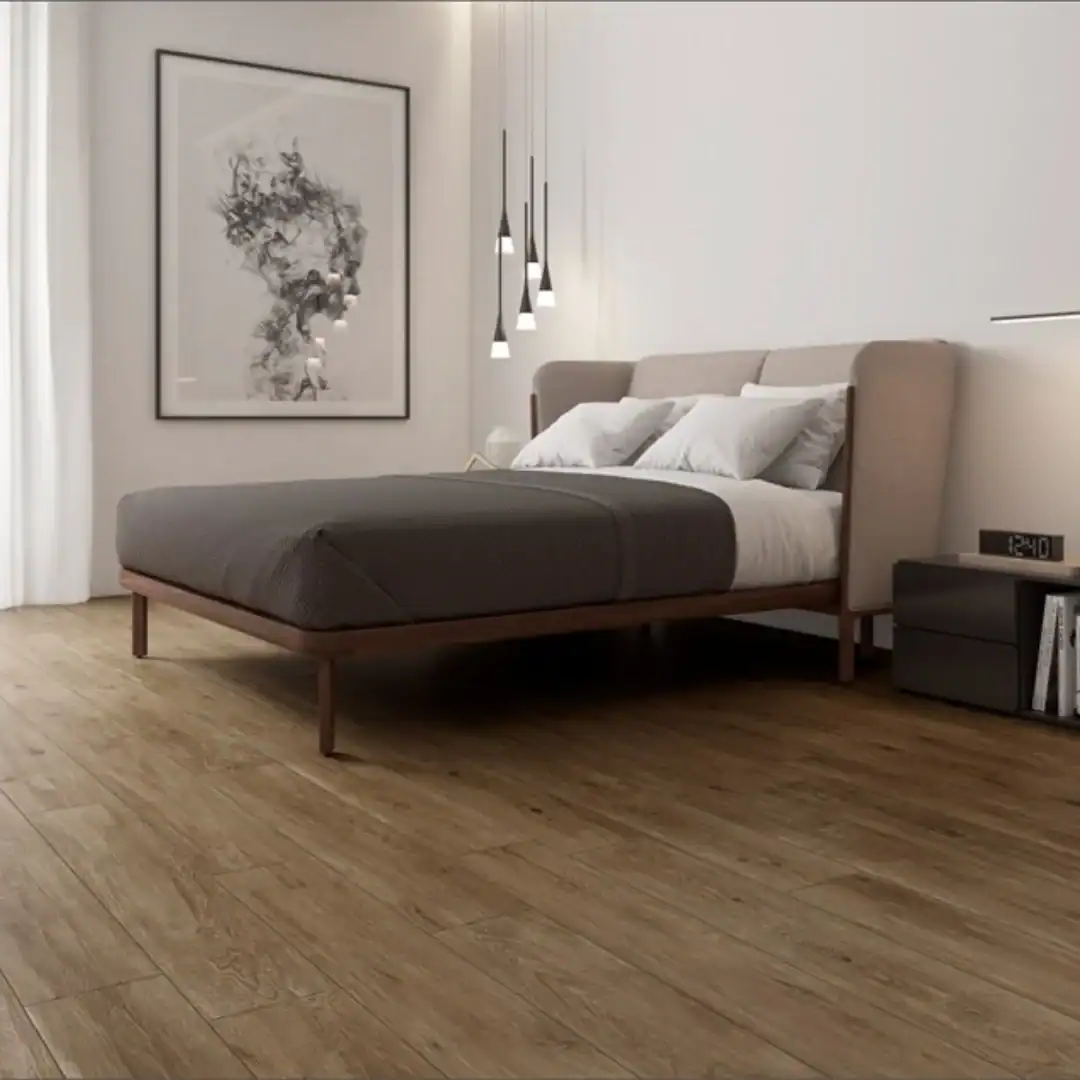dark wood effect porcelain tile