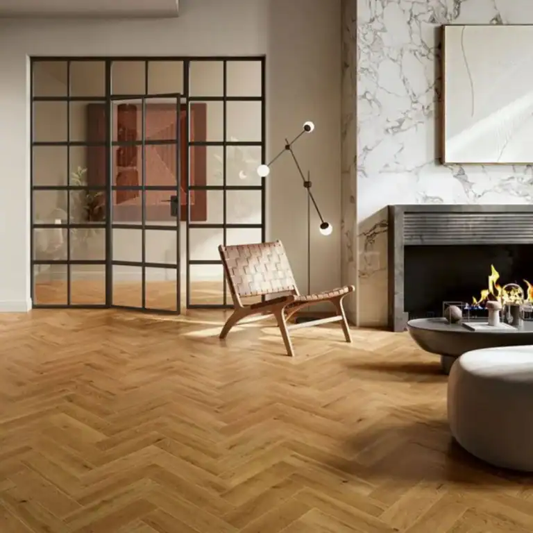 warm wood effect tile