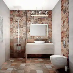 Terracotta Patterned Porcelain Tile