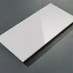 white polished porcelain wall tile