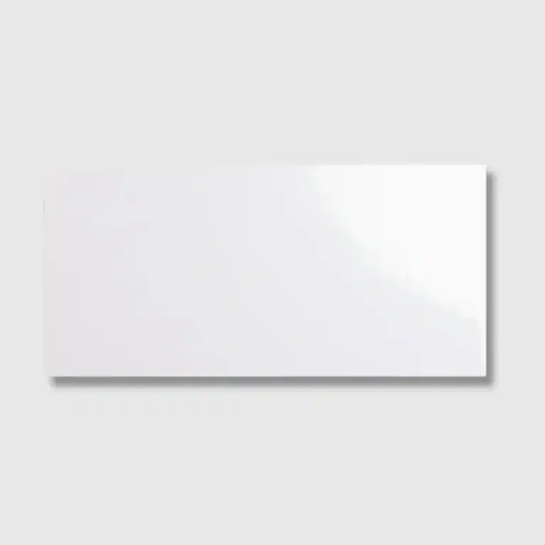 white polished porcelain wall tile